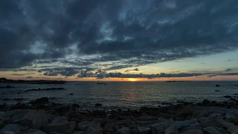Timelpase Sunset Landrellec 動画素材 269825378