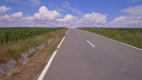 Timelpse on road Stock Footage 91533483