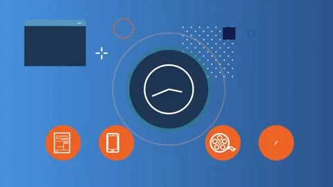 Timely Bill Payment and Recharge Services Abstract Animated Illustration Stock Footage 280850295