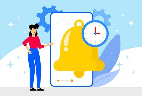 Timely Breach Notification Concept Illustration Stock-Illustration