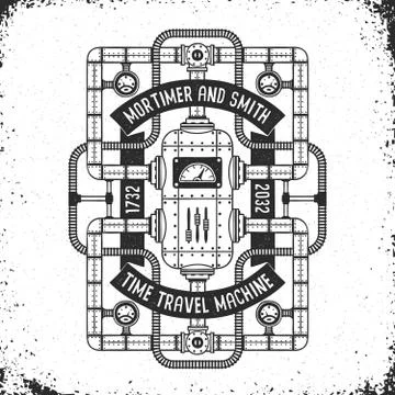 Timemashine Stock Illustration