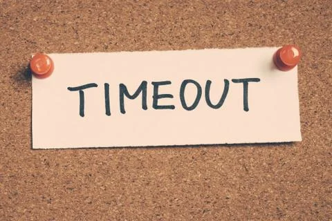 Timeout Stock Photos