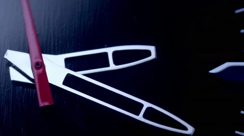 Timepiece with a sweeping second hand. Stock Footage 51654551