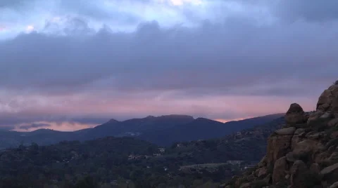 Timeplapse clouds colored Stock-Footage 1435990