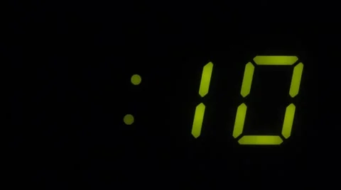 TIMER from 10 to 0 Stock Footage 59325905