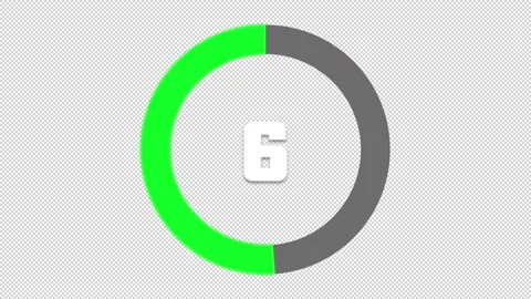 Timer 10s CountDown Original HD Stock Footage 161956002