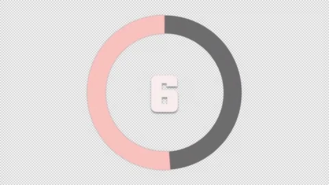 Timer 10s CountDown PastelPink HD Vidéo 161976260