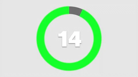 Timer 15s CountDown Original HD Stock Footage 161956313