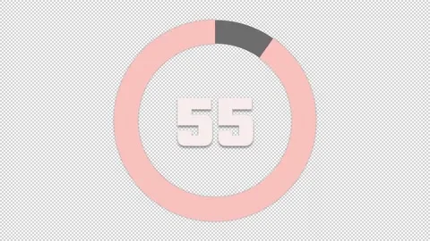 Timer 60s CountDown PastelPink HD Vidéo 161981415