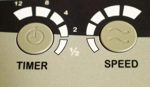 Timer and speed buttons Stock Photos