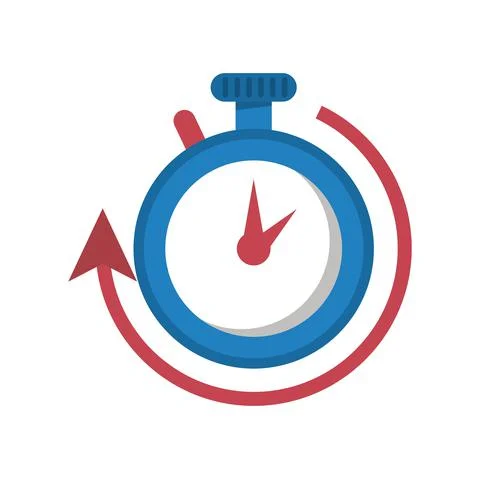 Timer chronometer counter isolated style 스톡 일러스트
