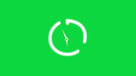 Timer Clock 18 Minute  Green Screen Animation.  Stopwatch, Time Indicator, Stock Footage 310480852
