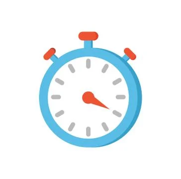 Timer Clock Icon Closeup Vector Illustration Stockillustratie