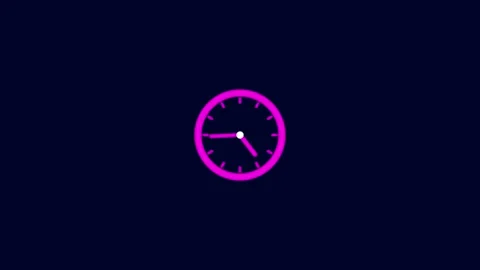 Timer Clock Icon Isolated. Stock Footage 277493082