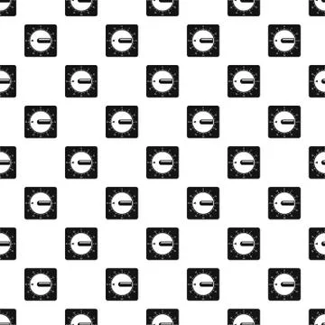 Timer clock pattern seamless vector Stock Illustration