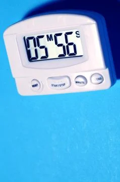 Timer clock Foto stock