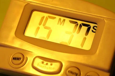 Timer clock Stockfoto's