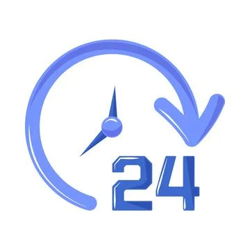 Timer clock service Stock Illustration