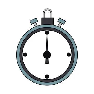 Timer clock symbol Illustrazione stock