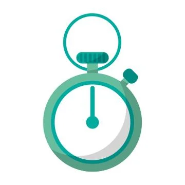 Timer clock symbol isolated Stock Illustration