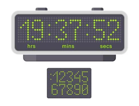 Timer clocks vector watch stopwatch countdown symbol hour illustration time sign 스톡 일러스트