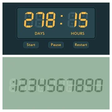 Timer clocks vector watch stopwatch countdown symbol hour illustration time sign Stock-Illustration