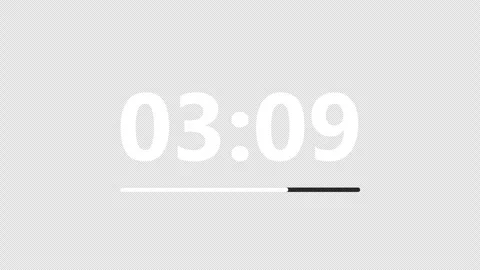 Timer Countdown 5 Secounds Stock Footage 344723577