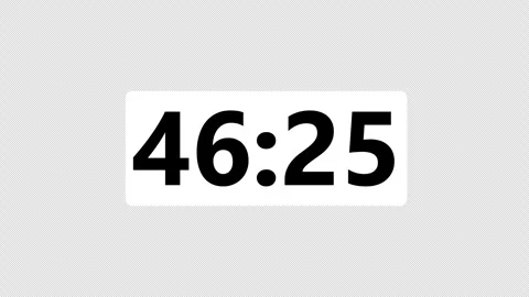 Timer Countdown 60 Sec Stock Footage 344724743