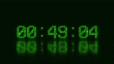 Timer. Countdown animation. Countdown 1 minute. 4K video Stock Footage 152085652