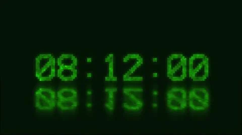 Timer. Countdown animation. Countdown 1 minute. 4K video Stock Photos