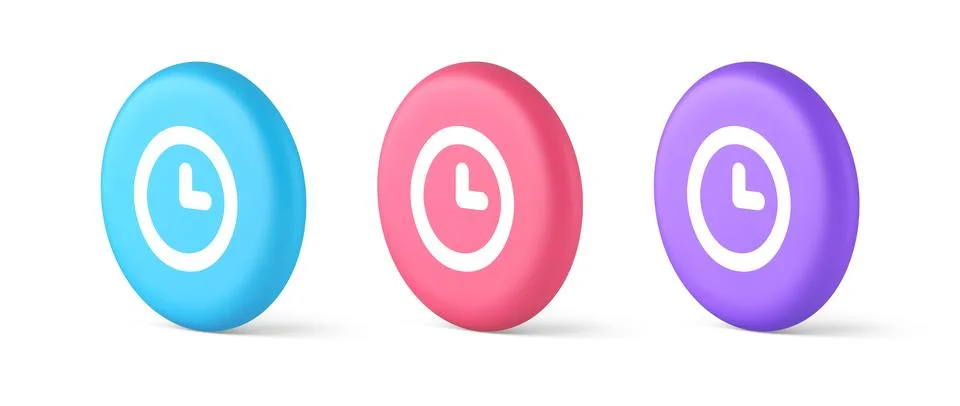 Timer countdown deadline control button time management watch web app desig.. Stock Illustration