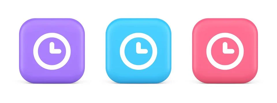 Timer countdown deadline control button time management watch web app desig.. Stock-Illustration