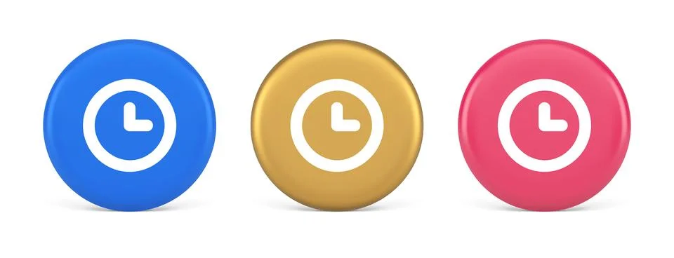 Timer countdown deadline control button time management watch web app desig.. Stock-Illustration