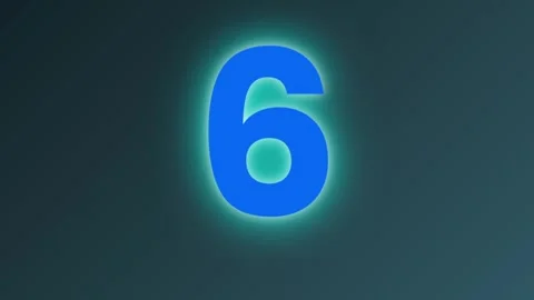 Timer countdown vector glowing animation. Ten to one countdown timer animation. Vidéo 313737218