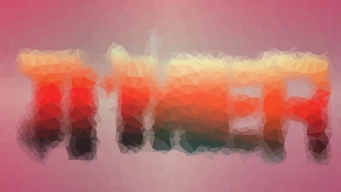 Timer dissolving technological tessellation looping moving polygons Stock Footage 109242704