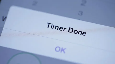Timer Done Message ECU Stock Footage 45622785