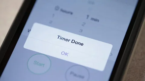 Timer Done Message Stock Footage 45622594