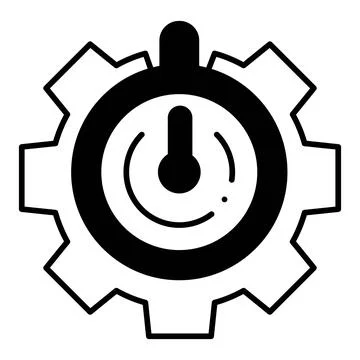 Timer Dualtone Icon Stock Illustration