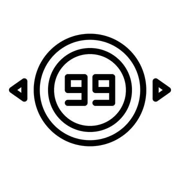 Timer duration icon outline vector. Clock timer Stock Illustration