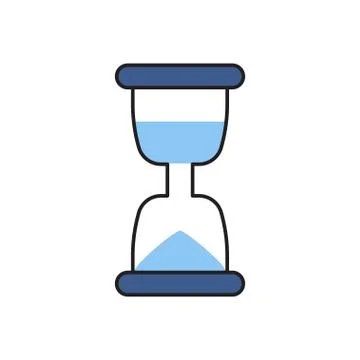 Timer flat color icon イラスト素材