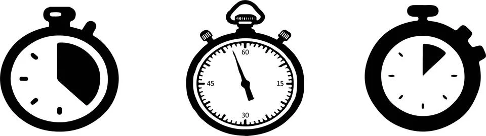 Timer icon on color background イラスト素材