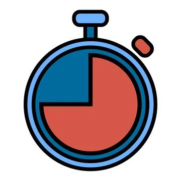 Timer icon. Countdown timer symbol. Timer. Stopwatch. Modern icon Illustrazione stock