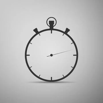 Timer icon. Illustrazione stock