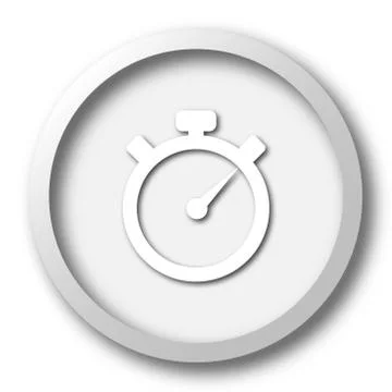 Timer icon. Internet button on white background.. イラスト素材