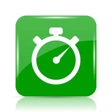 Timer icon. Internet button on white background.. イラスト素材