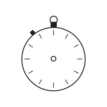 Timer icon isolated 스톡 일러스트