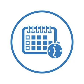 Timer Icon / Schedule / Calendar Stock Illustration