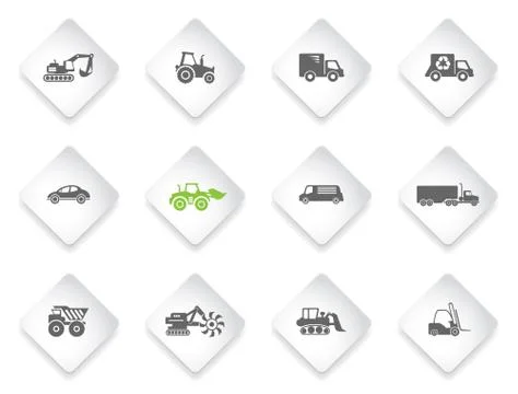 Timer Icon Set Illustrazione stock