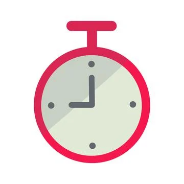 Timer icon. Stopwatch icon. Measurement of time. Vectors. Illustrazione stock