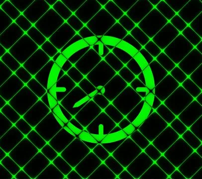 Timer icon symbol Flat modern web design with long shadow and space for your  Stock Illustration